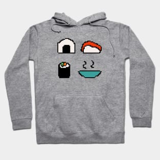 Japanese Food Pixel Art Hoodie